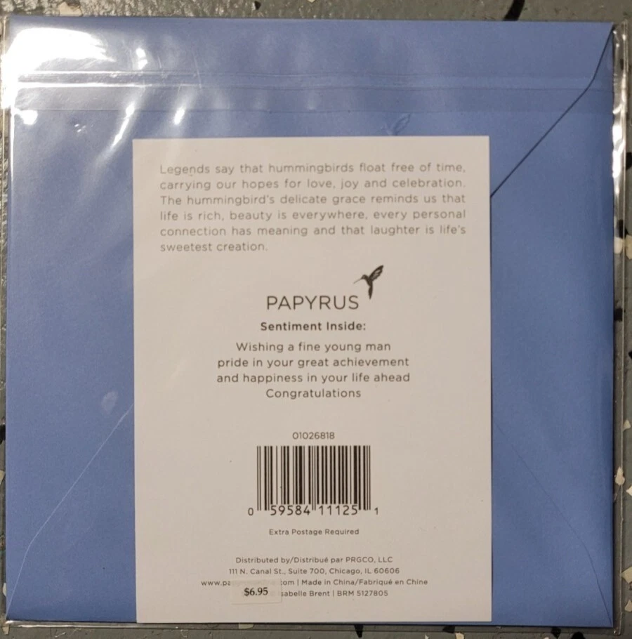 Papyrus Bar Mitzvah Card - Brand New - Image 2 of 2