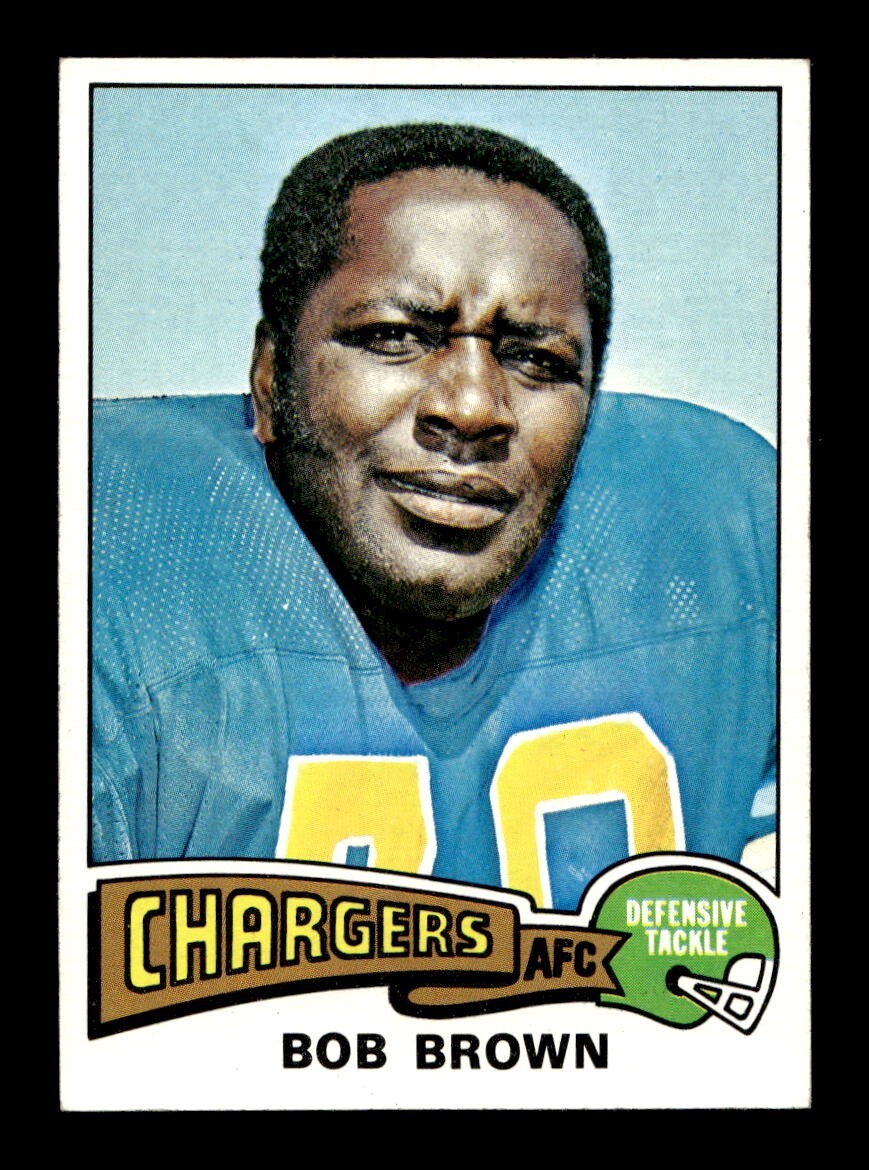 1975 Topps #448 Bob Brown Chargers NEAR MINT *5q