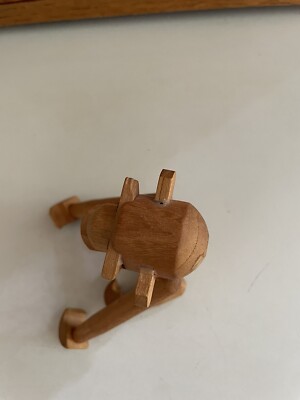 Vintage Viking Hand Made Japan Modern Wooden Monkey | eBay
