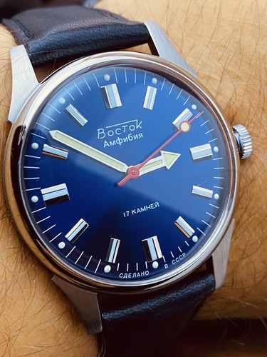 Wostok Vostok Vintage Wrist Watch 17 jewels Rare USSR Watch cal. 2409 Soviet - Picture 16 of 17