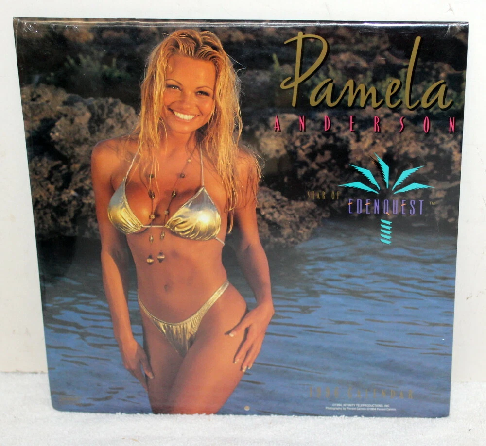 1996 Pamela Lee Anderson Sealed Star of Conquest Adult Calendar ~ Rare & Hot