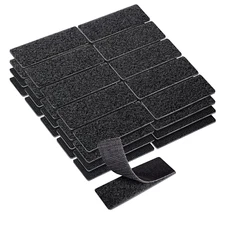 1X3 Inch Hook and Loop Strips with Adhesive, 20 Sets Nylon Self Adhesive Tape, D