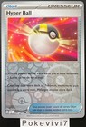 Carte Pokemon HYPER BALL 091/091 REVERSE EV4.5 Destinée De Paldea PAF FR NEUF