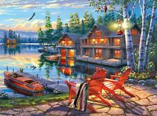 Buffalo Games Darrell Bush Loon Lake 1000pc Jigsaw Puzzle # 91210 for sale online
