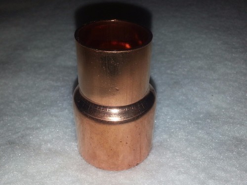 1" x 3/4" Reducer Copper Sweat Solder Pressure Copper x Copper New