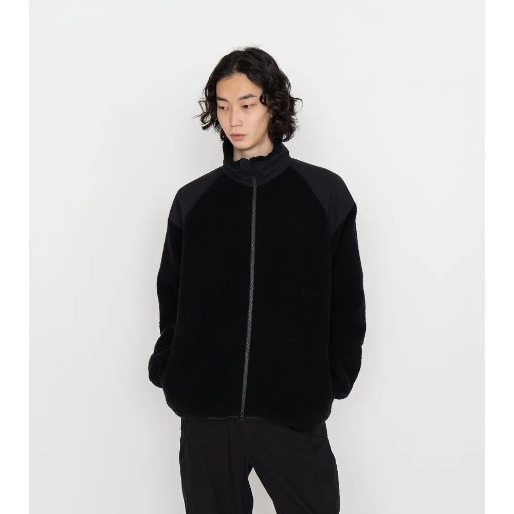 nanamica Boiled Wool Zip Up Sweater XL size New with tag nanamica Boiled Wool Zip Up Sweater XL size New with tag
