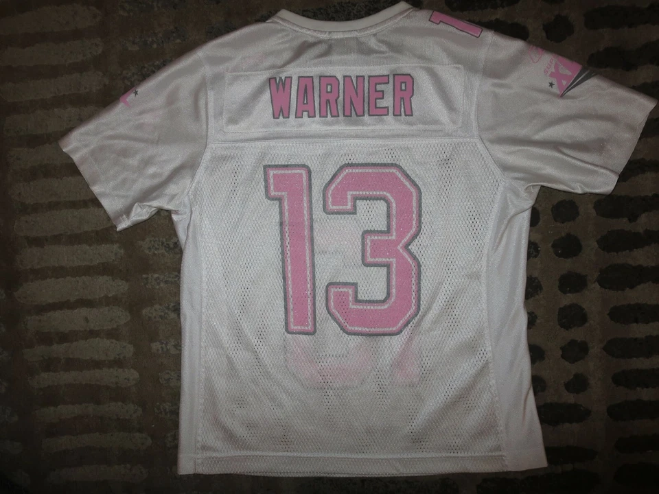 Camiseta deportiva para mujer Kurt Warner #13 Arizona Cardinals Super Bowl NFL Reebok S pequeña pequeña pequeña Foto 3 de 3