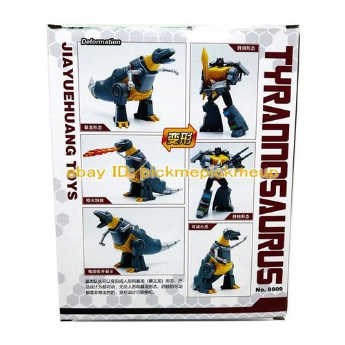 KNIGHT 8809 Grimlock Dinobots IDW G1 5in Yellow Robot Action Figure Kids Boy Toy - Picture 11 of 14
