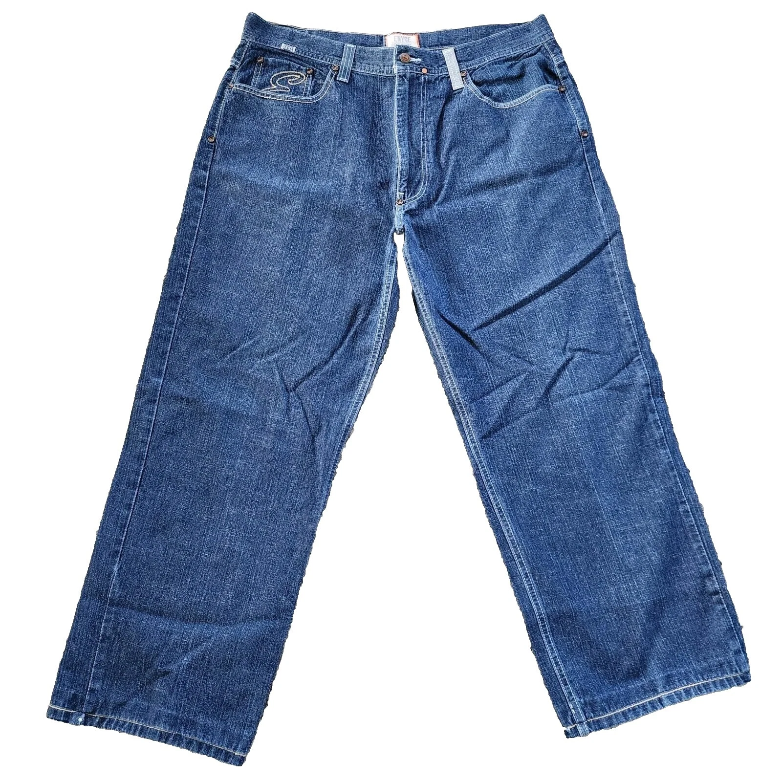 Pantalones de mezclilla para hombre enyce poliéster