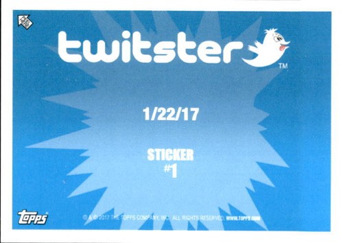 2017 Twitster #1 Watched protests yesterday but was under the impression /323 - Picture 2 of 2