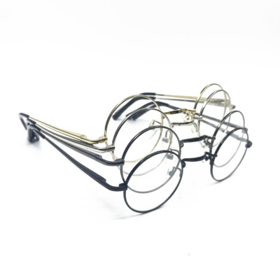 Vntage Small Round Eyeglass Frames Glasses Full Rm Spectacles Eyewear Rx able | eBay