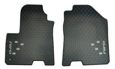 ELMASLINE Set di tappetini in gomma 3D per KIA E-NIRO EV elettrico (2022-2026) | 2a generazione | bordo alto | accessori | tappetini | compatibile solo con EV (puramente elettrico