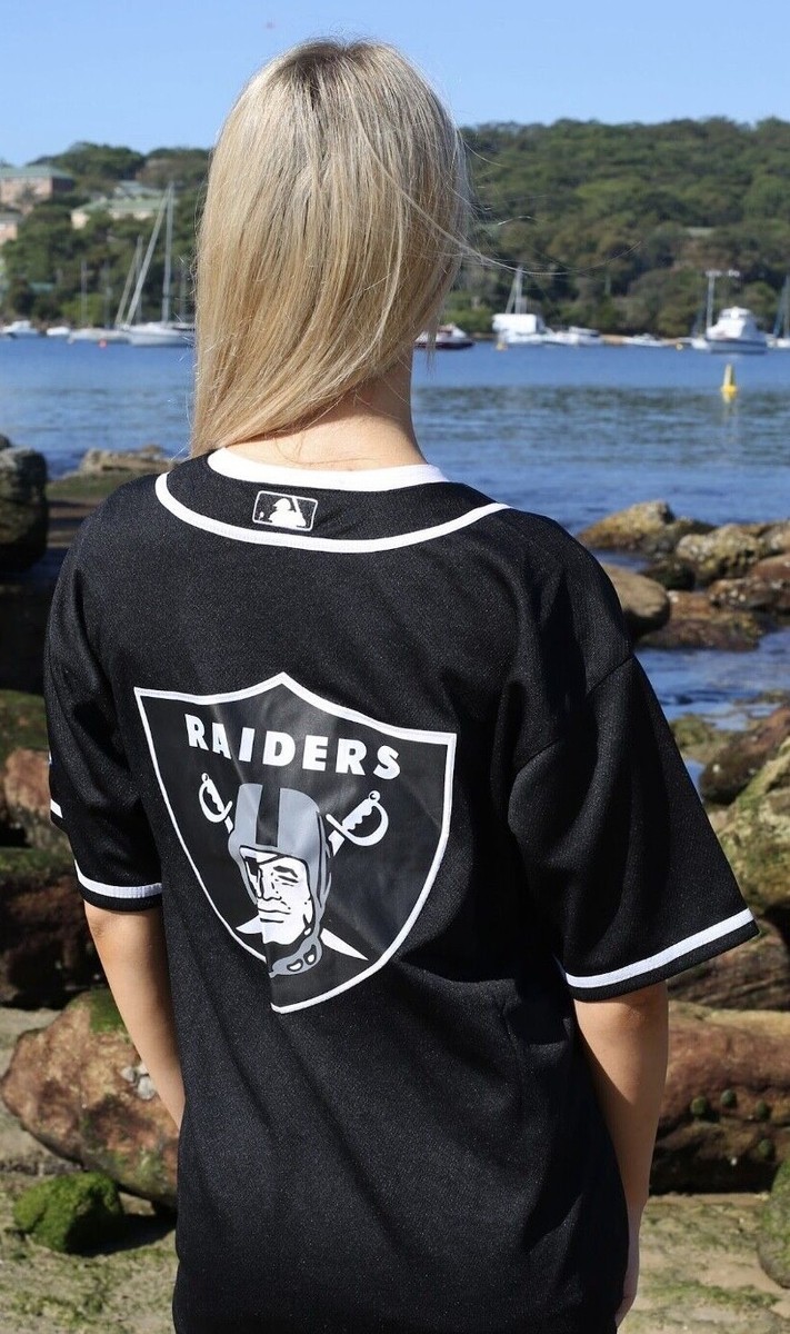 Oakland raiders baseball style black top brand new | eBay