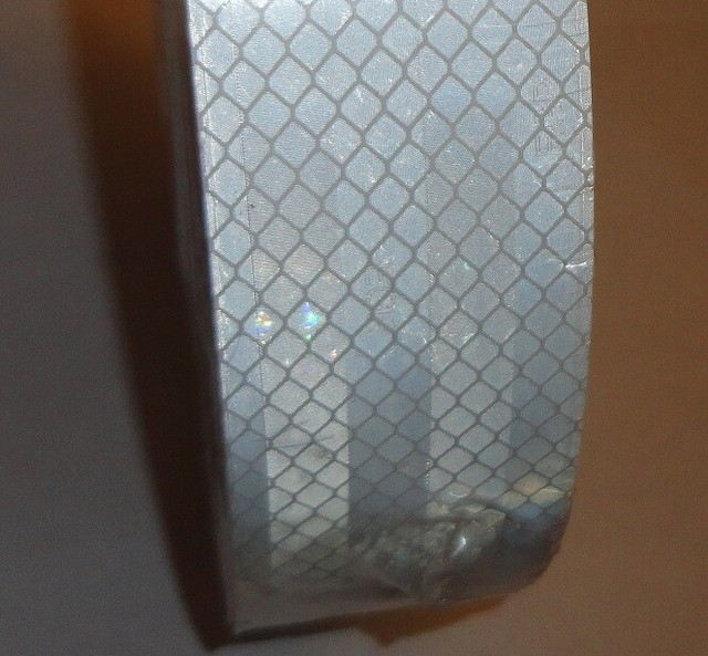 TapeCase 3430 1.625 x 50yd White Micro Prismatic Sheeting Reflective Tape Converted from 3M 3430 1.625 x 50 yd.