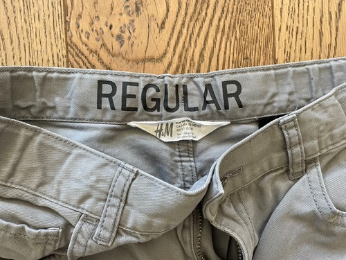 H&M Boys Jeans 9-10 Grey Regular Adjustable Waist 9-10Y - Picture 6 of 6