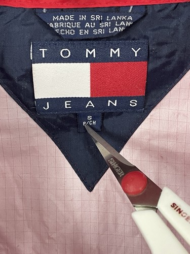 Giacca a vento donna Tommy Jeans taglia S rossa 100% nylon - Foto 3 di 15