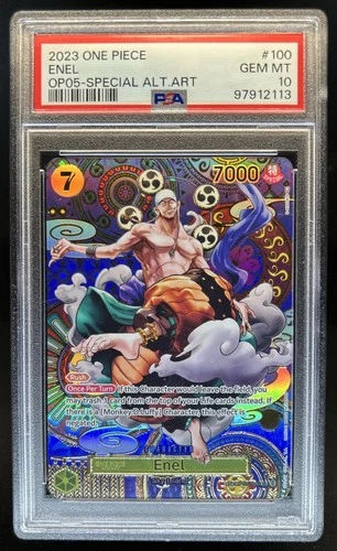 2023 One Piece Enel Special Alt Alternate Art #OP05-100 PSA 10 GEM MINT Gem Mint