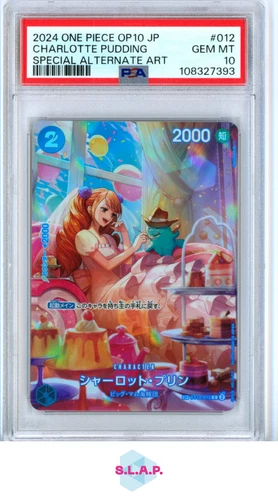 CHARLOTTE PUDDING ONE PIECE ST12-012 2024 OP10 SPECI4L OLD. ART JP PSA 10