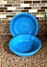 2 NEW 7" FIESTA WARE SOUP CEREAL VEGGIE BOWLS HOMER LAUGHLIN HLC