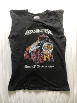 Helloween Shirt L/S (s. Beschreibung) Judas Priest Saxon Iron Maiden Patch Pin 