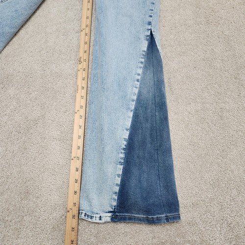 Pantalones de mezclilla True Religion para mujer talla 31 Joey planos dos tonos acampanados lavado claro - Imagen 10 de 11