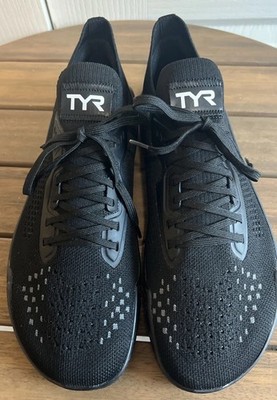 TYR DROPZERO Barefoot Trainer Sneakers Black Unisex - M 9 W 10.5 NEW!