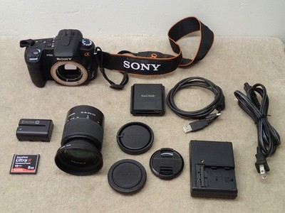 Sony DSLR A300 Digital Camera with Sony 18-70mm Zoom Lens 8GB Works with Issue