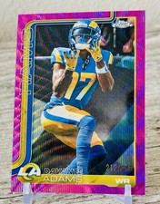 2025 Topps Chrome Football Davante Adams #165 Pink Refractor /250 LA Rams