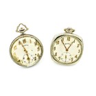 1921-26 Art Deco Illinois 12S 17J 42.5-44mm Pocket Watches Lot of 2 WB5323-4 — photo 1