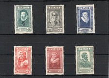 TIMBRE FRANCE FRANKREICH 1943 N°587/592 NEUF** MNH