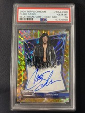 Chris Sabin Autograph /50 Geometric Refractor PSA 10 Topps Chrome Wwe 2026