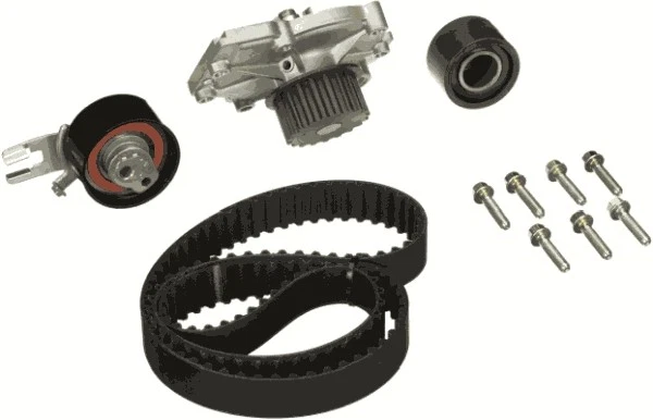 WATER PUMP & TIMING BELT KIT KP25553XS FOR VOLVO S80 XC90/SUV B6294T 2.9L 6cyl - Image 2 of 4