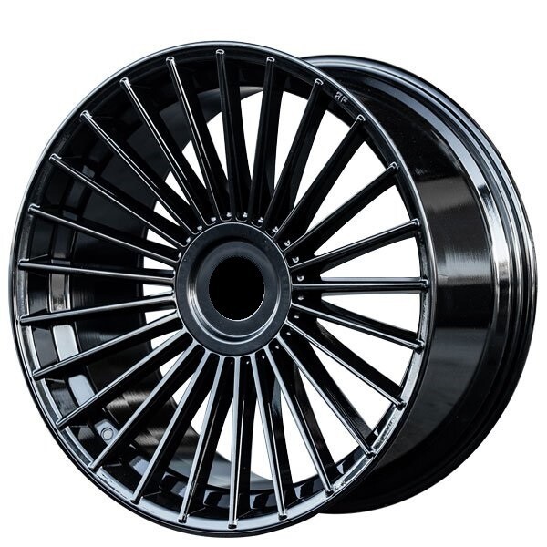 22-inch Bentley GT Flying Spur GTR-F22 wheels/Rims Gloss Black 5x112 Lugs