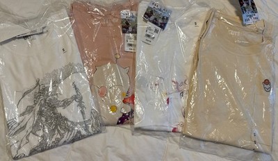 Uniqlo Final Fantasy XIV VI Pixel Remaster Anniversary Shirt Set 4 Small