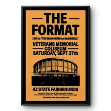 The Format Poster 2025 Phoenix AZ Veterans Memorial Coliseum Concert