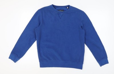 Sustainable Clothing Essentials Unisex Blau Pullover Sweatshirt S