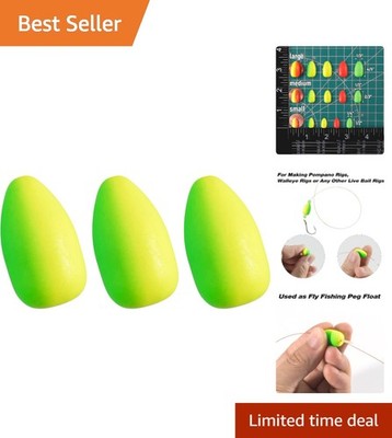30 Pack Foam Fishing Floats Small Trout Bobbers Boost Strike Rate