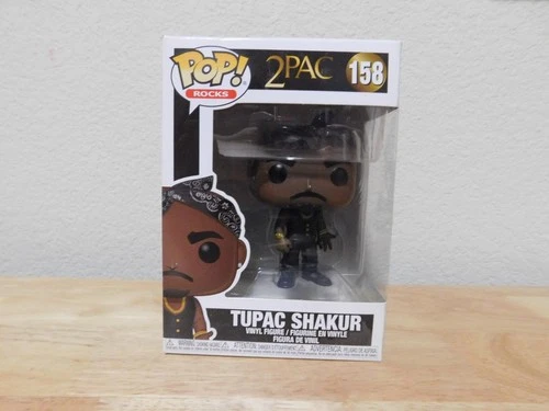 New Funko Pop Rocks 2PAC #158 Tupac Shakur vinyl figure