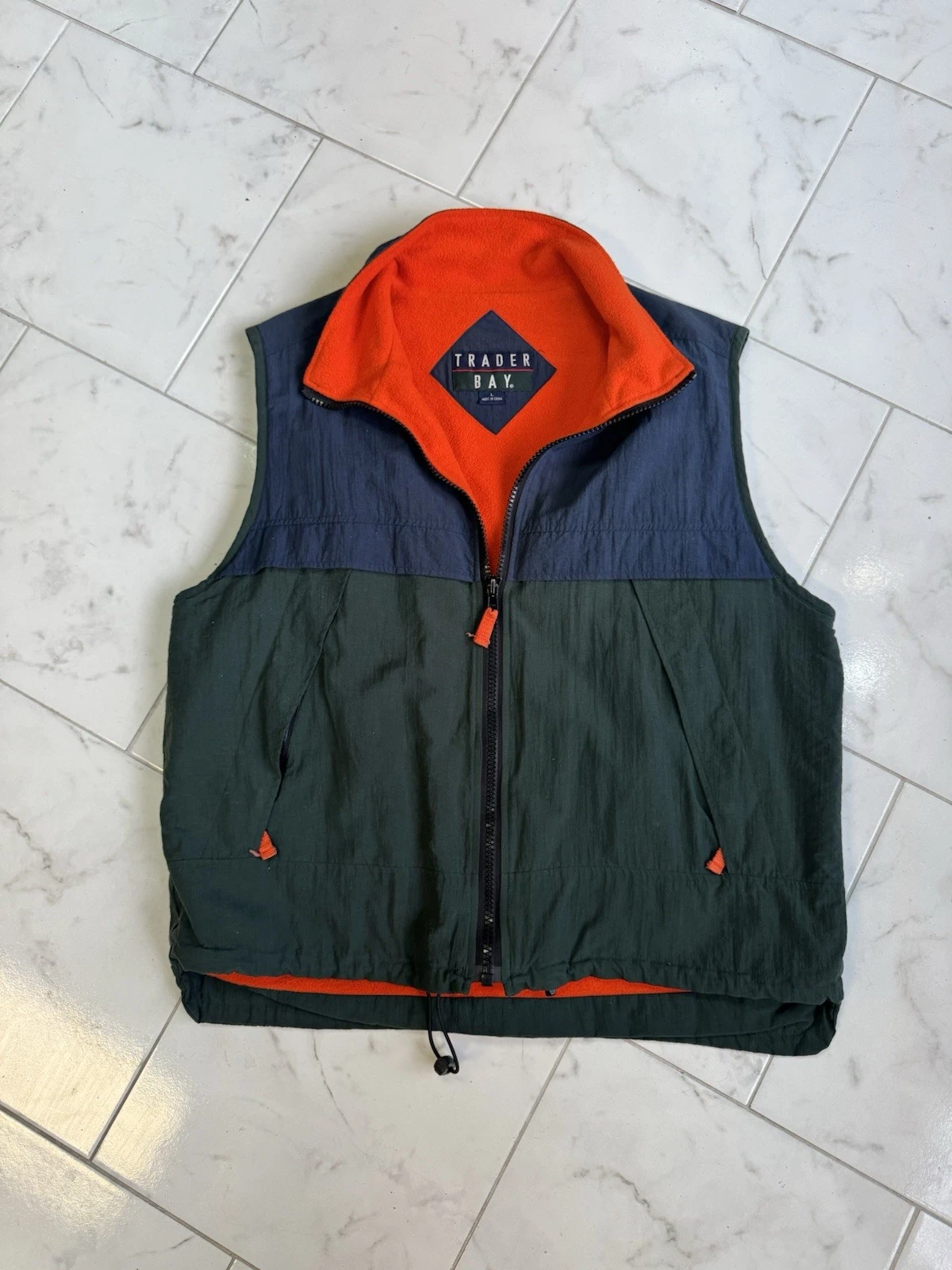 Vintage Fleece Trader Bay Men’s Vest