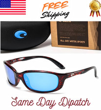 Costa Del Mar Brine Polarzied Sunglasses 580p  Tortoise/blue film  