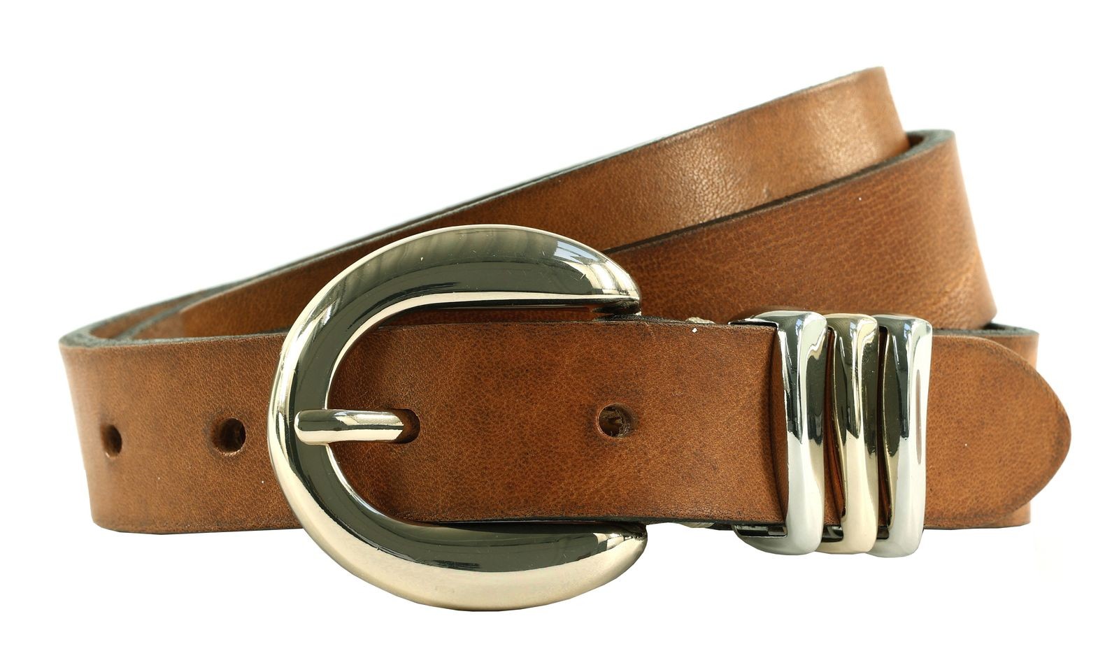 b.belt belt Valeria 25mm Leather Belt W70 Cognac