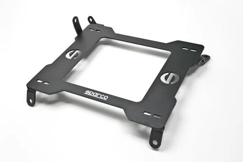 Base de asiento izquierda Sparco serie 600 acero negro para Subaru WRX / STi 1993-2007 - Imagen 1 de 3