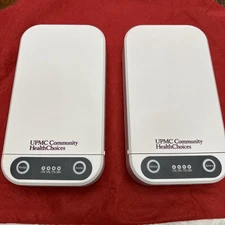 UV Sterilizer Set Of 2 UVC Sanitizer Boxes Phone Salon Nail Makeup Kit Pacifier