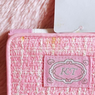 Hello Kitty 2004 Poodle Tweed Wallet Rare Overseas Limited Edition