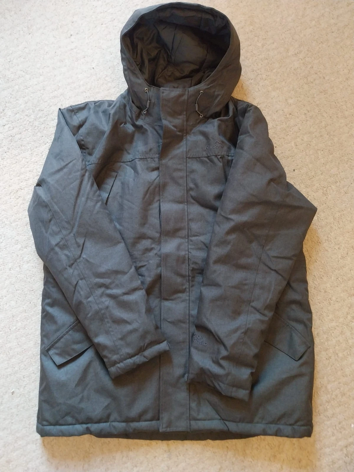 Peter Storm Waterproof Dark Grey Mens Jacket Size XXL