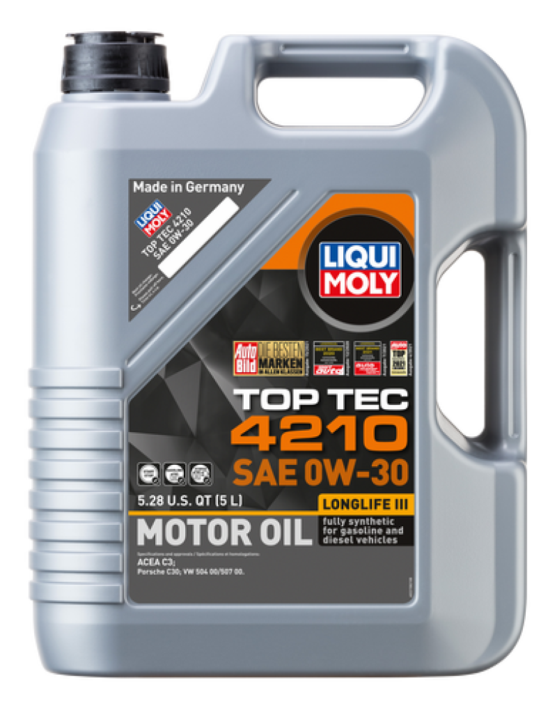 Liqui Moly Top Tec 4210 0W-30 Engine Oil 5L for BMW 3 Series LL-04