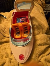 Mattel Barbie Dolphin Magic Ocean View Boat 17.5" 2016 Speedboat Doll Toy