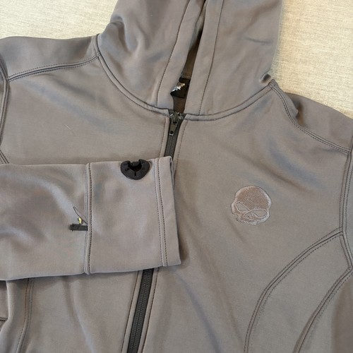 Harley-Davidson Women’s Willie G Skull Logo Softshell Hooded Jacket XL Full Zip