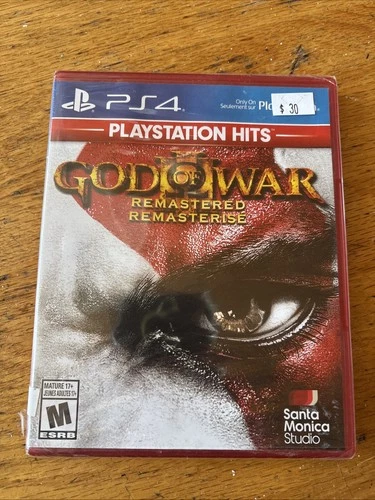 God of War III Remastered PlayStation Hits (PS4,2015) Brand New Sealed