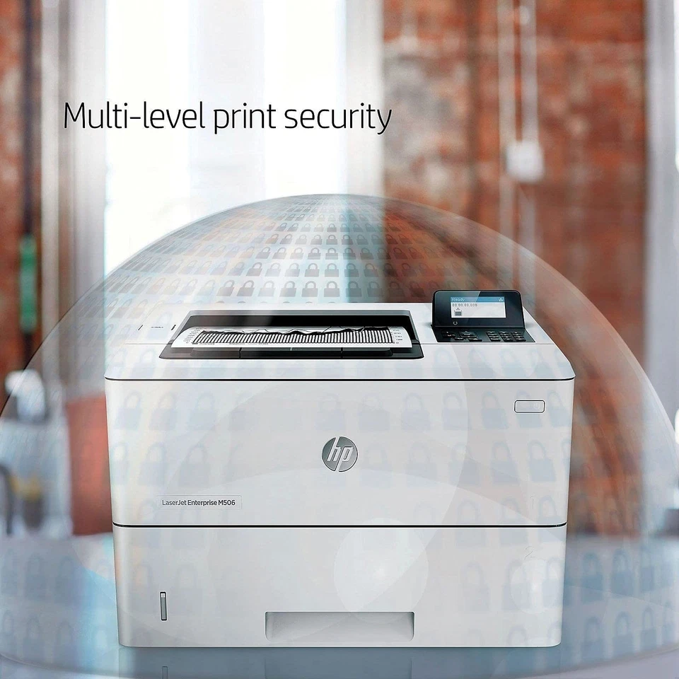 HP LaserJet Enterprise M506n Monochrome Printer (F2A68A) - Perfect - Image 4 of 4